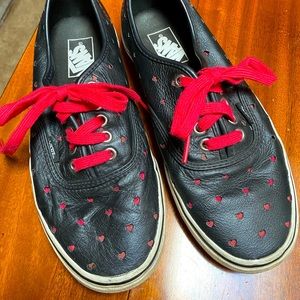 Women’s Pink Heart Peek-a-boo Vans
